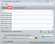 Hibosoft Batch Image Resizer screenshot